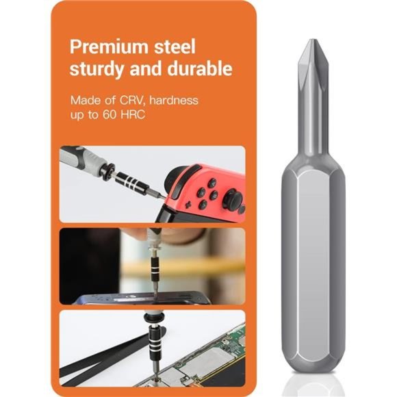 Precision Screwdriver Set, 130 in 1 with 120 bits Repair Tool Kit, Magnetic - Picture 4 of 6